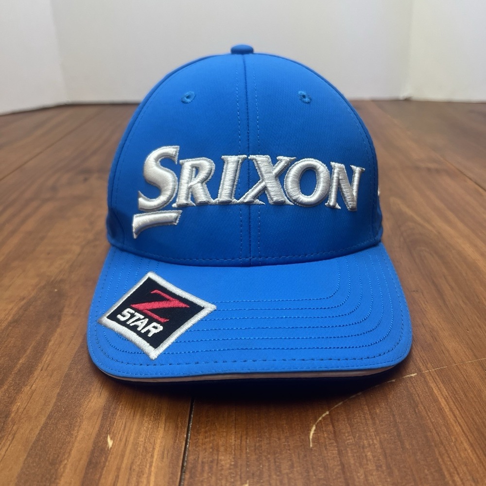 Srixon SRX Tour Staff Cap Adjustable Golf Hat Blue/Black/White Embroidered NWOT